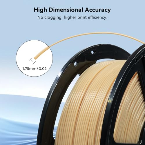 Image of FLASHFORGE 3D Printer Filament, PLA PRO Filament 1.75mm, 1KG Spool (2.2lbs), Dimensional Accuracy + /- 0.02mm for FDM 3D Printers, Better Tenacity & No Knotting (Skin)