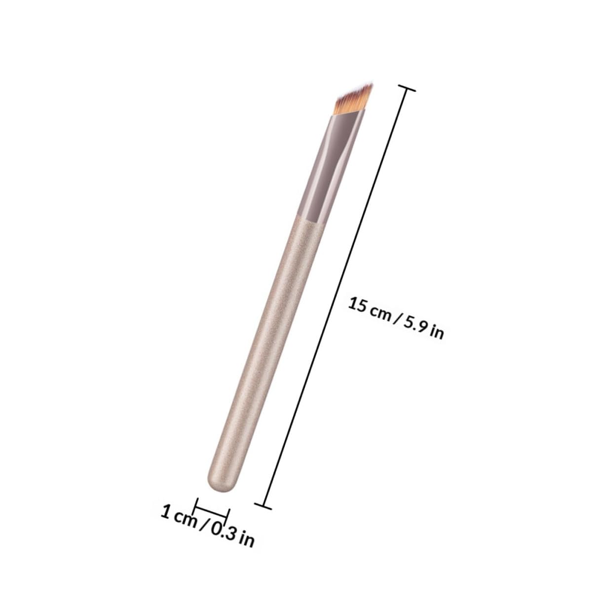 Garneck 3pcs Brow Brushes Eyebrow Blending Brush Set for Makeup in Pink Brown Black for Women’s Precise Eye Makeup Application