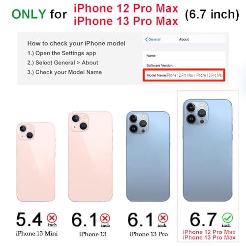 Coque transparente à paillettes iPhone 13 Pro Max antichoc fleurs bleues - 2