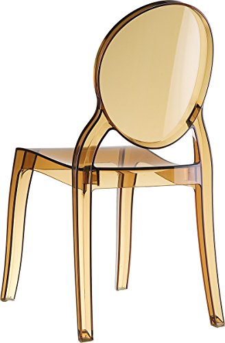 Compamia Elizabeth Polycarbonate Patio Dining Chair In Amber (Set Of 2) #TOP2