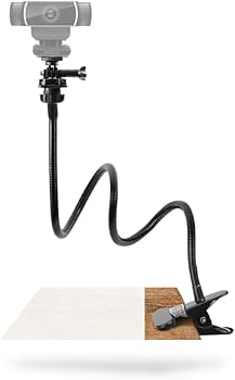 Amazon.co.jp: レジプロb ブラック クリップ式 webカメラ アーム