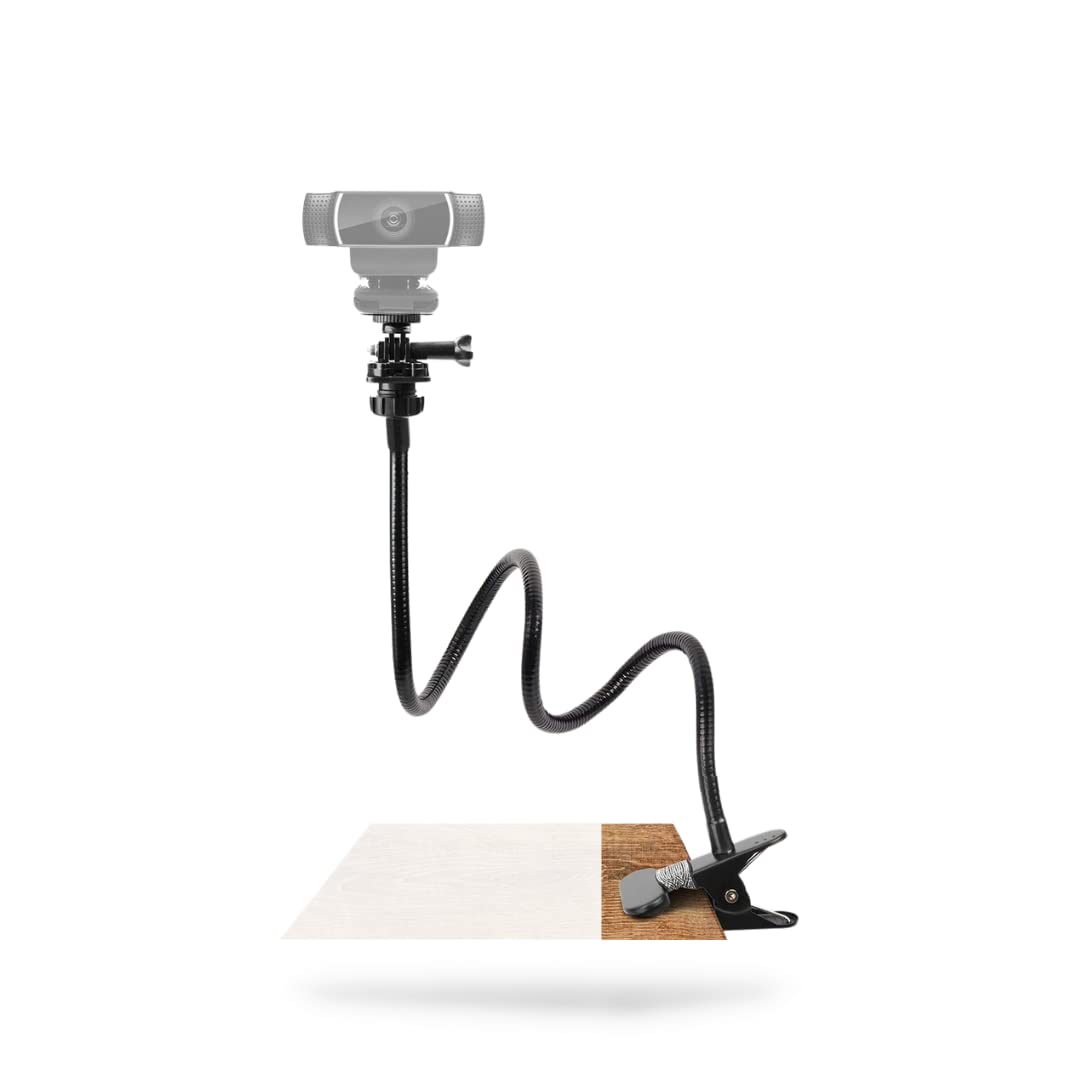 Amazon.co.jp: レジプロb ブラック クリップ式 webカメラ アーム