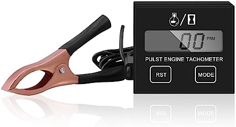 Runleader Digitaler Betriebsstundenzähler - RPM & Spannungsmesser IP68 Wasserdicht