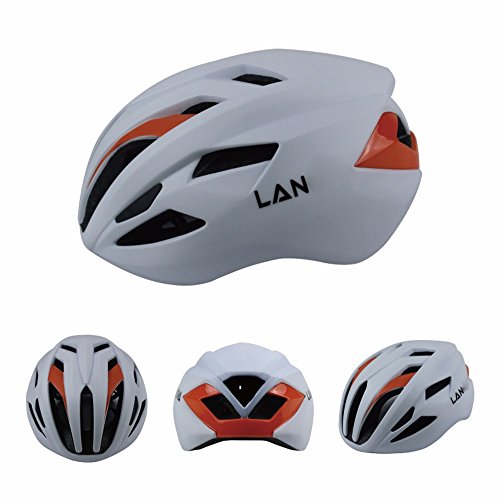 Casco de la bici de camino GUO blanco, ideal para tus rutas de ciclismo y paseos a caballo