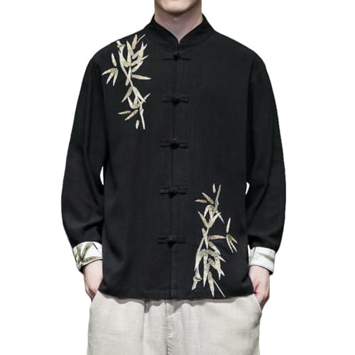 Chemise style chinois homme manches longues pour éviter les tenues fades au printemps