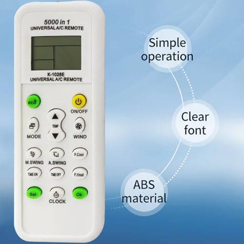 Télécommande universelle AC K-1028E compatible écran LCD 5000 en 1