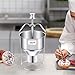 VEVOR Donut Depositor, Large Capacity Manual Donuts Dropper, 304 Stainless Steel Commercial Batter Dispenser, 6 Thicknesses Adjustment Doughnut Hopper with Stand, For Restaurant Cafe Bakery Kitchen