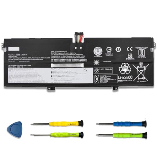 Image of L17C4PH1 60Wh /7820mAh Laptop Battery Replacement for Lenovo Yoga C930 C930-13IKB 81C4 Yoga 7 Pro-13IKB Series Notebook 5B10Q82425 5B10W67273 5B10Q82426 5B10W67176 L17M4PH1 L17M4PH2 7.68V