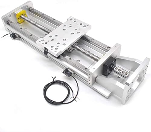 HKVTVCYPYA Linearführung – Manueller Schiebetisch 100–500 Mm Hub, Kugelumlaufspindel SFU1204, CNC-tauglich