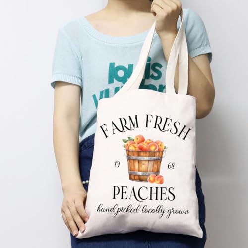 Bolsa Tote Peach Farm Fresh miniatura 6
