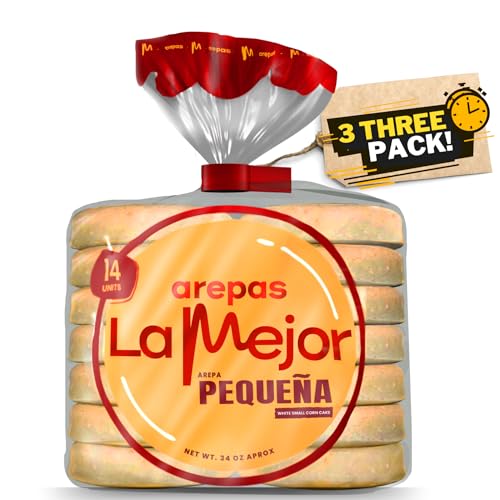 Arepas La Mejor Small Arepas 3 Pack Authentic Colombian