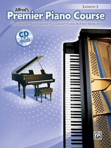 Premier Piano Course Lesson Book, Bk 3 (Book & Cd) (Alfred'S Premier Piano Course)