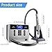 Hot Air Rework Station, ATTEN ST-862D 1000W Digital Display Automatic Sleep Hot Air Gun Soldering Station, Adjustable Temperature Desoldering Gun BGA Rework Station