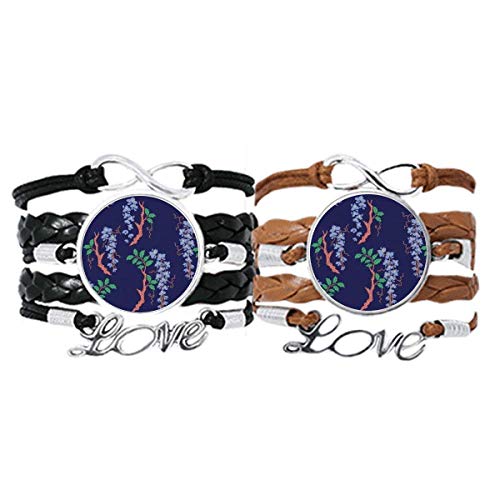 Bracelet culture japonaise en cuir ajustable qui ne s'use pas avec le temps