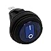 Heise - Illuminated Blue Round Rocker Switch - 5 Pack (HE-BRS)