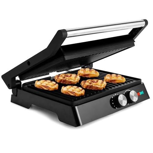 SUSTEAS 2-in-1 Panini Press
