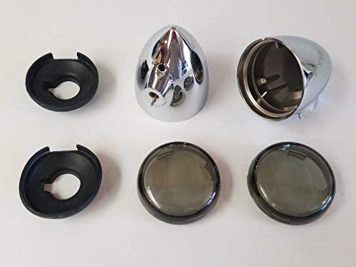 OEM Big Dog Motorcycles Rear Brake/Turn Signal Assemblies (Smoked) - 2003-11