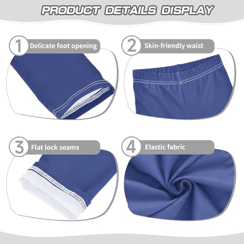 Dark Mineral Blue Little Big Girls Leggings Dance Pants Tights Trousers Yoga Leggings Pants Girls Athletic Leggings, 4T3