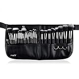 MSQ Make-up Pinsel Set 29pcs professionelle Make-up Pinsel mit Leder Bauchtasche, Foundation Pinsel, Puder Pinsel, Augen Pinsel, Lip Pinsel, Concealer Pinsel best for Schönheitskünstler