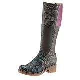 dkode schuhe Dkode Damen Stiefel Stiefelette Schuh Boots Schuhe Mehrfarbig Schwarz Leder