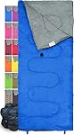 Sac de couchage à l'intérieur & Usage extérieur. Idéal pour les enfants, les garçons, les filles, les adolescents & Adultes. Sacs ultralégers et compacts sont parfaits pour la randonnée, le backpacking & Camping