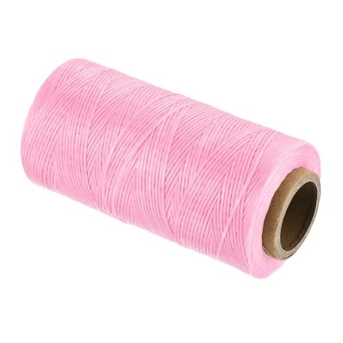 Hilo encerado 180 m 0.5 mm poliéster rosa miniatura 1