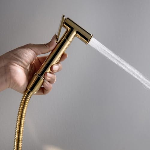 Ducha de bidé para baño negro mate ideal para limpiar pañales 4