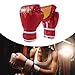 predolo Training Gloves for Boxing, Kickboxing, and Arts Practice, Red for Kids