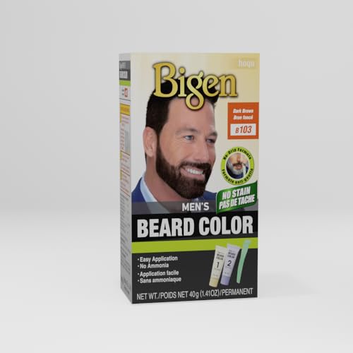 Bigen Men’s Beard Color 103 Dark Brown - 3 Pack miniatura 2