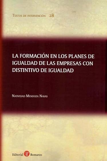 La formación en los planes de igualdad de las empresas con distintivo de igualdad