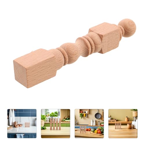 Postes de barandilla de madera natural SHINEOFI 13.5cm para maquetas 8