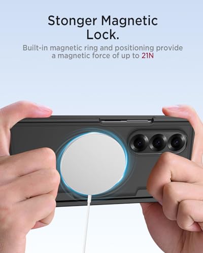 Funda Samsung Z Fold 7 imantada Magsafe con protector de bisagra completo 3