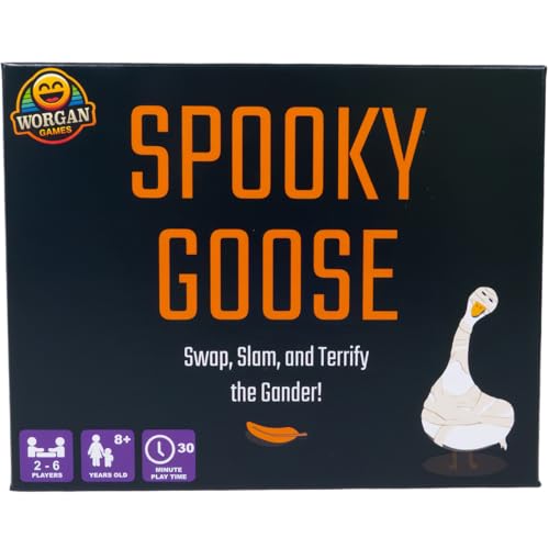 Worgan Games Spooky Goose - Quick-Thinking Memory Game - Halloween Themed - 2-6 Players - Age 8+