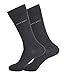 Produktbild Hugo Boss Herren Socken Strümpfe Business Allround Twopack RS Uni 50388437 4 Paar, Farbe:Grau, Größe:43-46, Artikel:-012 charcoal