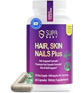 SUPABABY Hair, Skin &amp; Nails – Expertly Formulated for Women with Biotin, Collagen &amp; Antioxidants ...