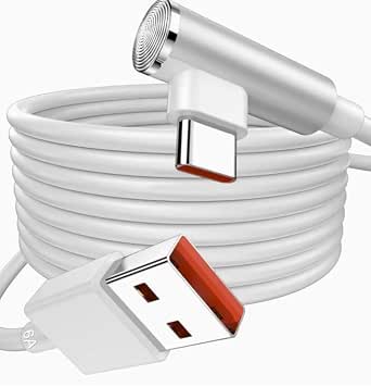 USB-C кабель, 120 Вт, 6 А, 2 м, USB-C кабель, 90-градусный, кабель для быстрой зарядки, изогнутый USB Type-C кабель, для смартфоно
