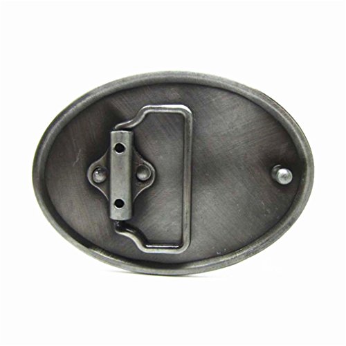 MASOP VOGU Vintage Oval Flower Rose Belt Buckle Cowgirl Girl Mens Rodeo Floral Metal2