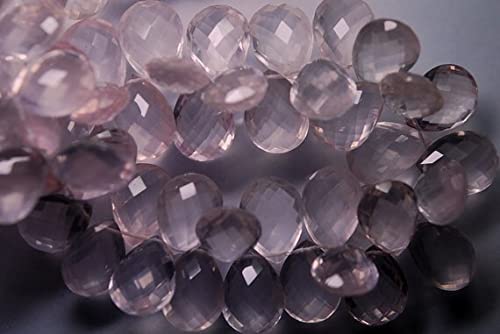 Quartz rose naturel AAA pour création de boucles d'oreilles haut de gamme