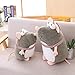 LIUCHANG Weiche große Augen Simulation Plüsch Spielzeug Cartoon Tier lustige Plüsch Puppe Home Decoration Geburtstagsgeschenk (Farbe: Mäusegröße: 45 cm) liujiapeng55 (Color : Mouse, Size : 45cm)
