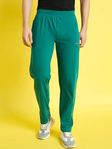 Image of bearbrother Men's Regular Fit Solid Trackpants