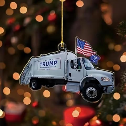 US Election Map Ornament 2024, Christmas Ornaments 2024, President Ornaments for Christmas Tree, Presidential Election Map, President Won Again Election Ornament, Christmas Tree Ornament (B) Cover