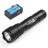UltraFire Single Mode Handheld Flashlight WF-502B, XP-E V6 LED, Super Power 1000 Lumens hwawys led Flashlights Small Pocket Torch (with 18650 battery and charger)