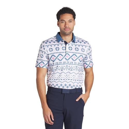 Puma Polo Fair Isle Homme anti-transpiration pour rester au sec avec élégance durant l'effort
