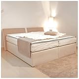 PAARA Boxspringbett Dallas III | Matratze | Topper Komplettset - Made in Germany (Farbe und Härtegrad (H2 - H4) frei wählbar - Bitte nach Bestellung per Nachricht mitteilen, 90 x 200 cm)
