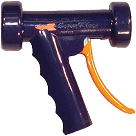 SuperKlean 150B-DB Pistol Grip Spray Nozzle, Brass, 1/2 NPT, Dark Blue
