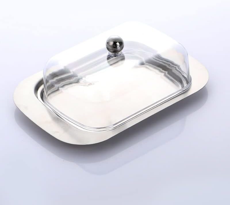 Butter Dishes Butter Box Stainless Steel Butter Box Snack Box Butter Dish Western Food Cheese Box Fresh Bread Box Butter Storage Container