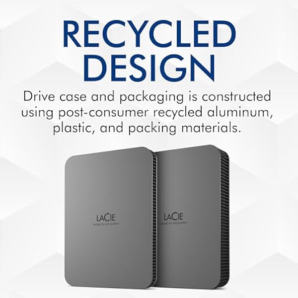 LaCie Mobile Drive Secure 4TB, портативный внешний жесткий диск, HDD, PC Mac iPad & iPhone, Adobe, Rescue-Services (STLP4000400)