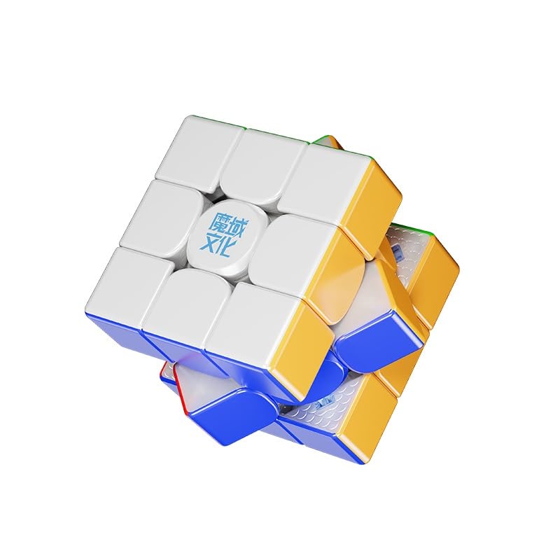 Moyu Super Weilong v2, Magnetic Magic Cube UV Coated Stickerless 3x3 Maglev Easy Turn & Smooth Ball-Core Version Design Faster & Professional