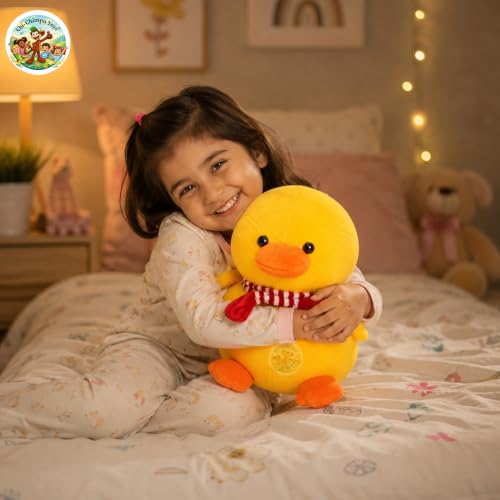 Image of Missy Duck Plush Toy - Premium Soft Stuffed Duck Animal for Babies Toddlers & Kids, Hypoallergenic Cuddly Plushie, Best Birthday Gift for Girls & Boys (40 cm)