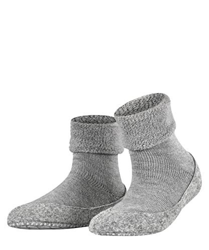 FALKE Women's Cosyshoe Slipper Socks, Grey (Light Grey 3400), 9.5-10.5